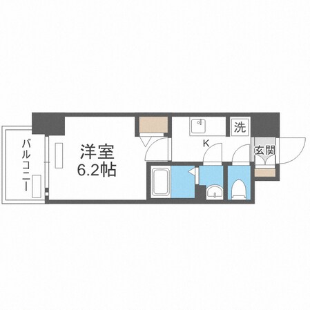 プレサンス天神橋筋六丁目ヴォワールの物件間取画像